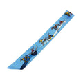 Hermes Twilly Space Darby Light Blue Silk All Over Pattern Scarf