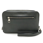Louis Vuitton Taiga Neo Pavel Second Bag Clutch Leather Ardoise Black