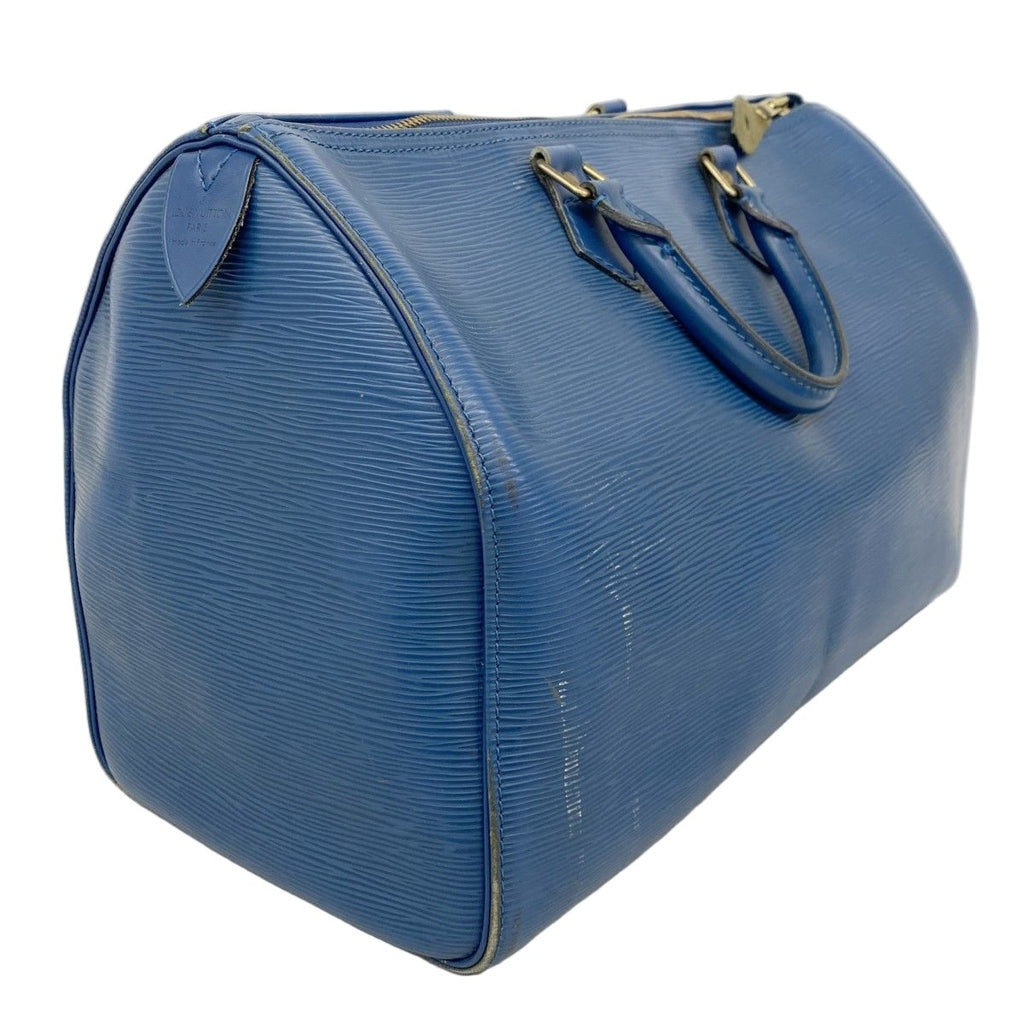 Louis Vuitton Handbag Epi Speedy 35 Toledo Blue — view 2