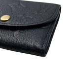 Louis Vuitton Coin Case Porte Monnaie Rosalie Monogram Empreinte Noir — view 4