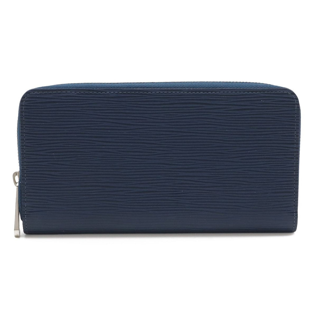 Louis Vuitton Epi Zippy Wallet Zip Around Handbag Navy