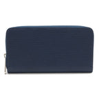 Louis Vuitton Epi Zippy Wallet Zip Around Handbag Navy