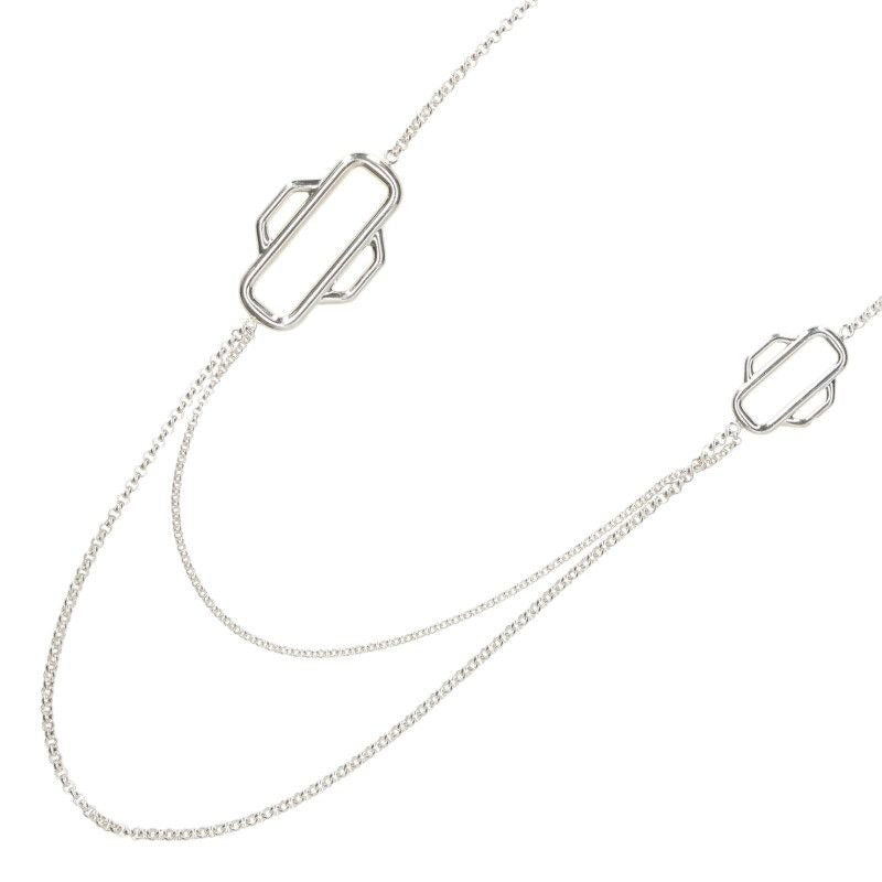 Hermes Attrage 100 Silver Necklace