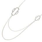 Hermes Attrage 100 Silver Necklace