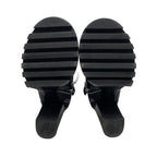 Louis Vuitton Star Trail Ankle Boots 35 1 2 Black White Logo Line — view 6
