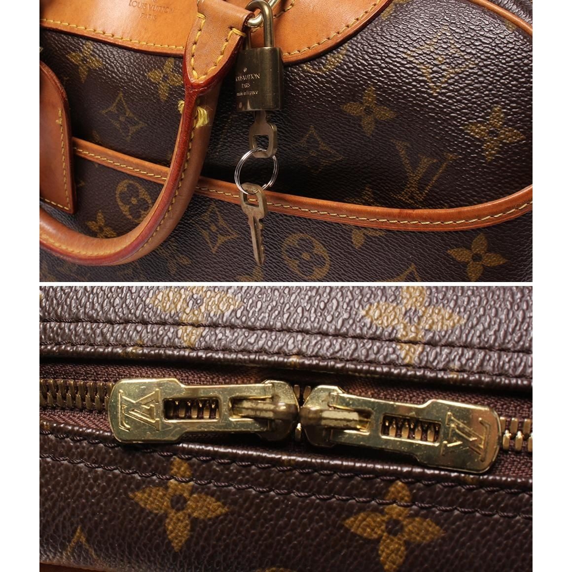 Louis Vuitton Handbag Bowling Vanity Deauville Monogram — view 9