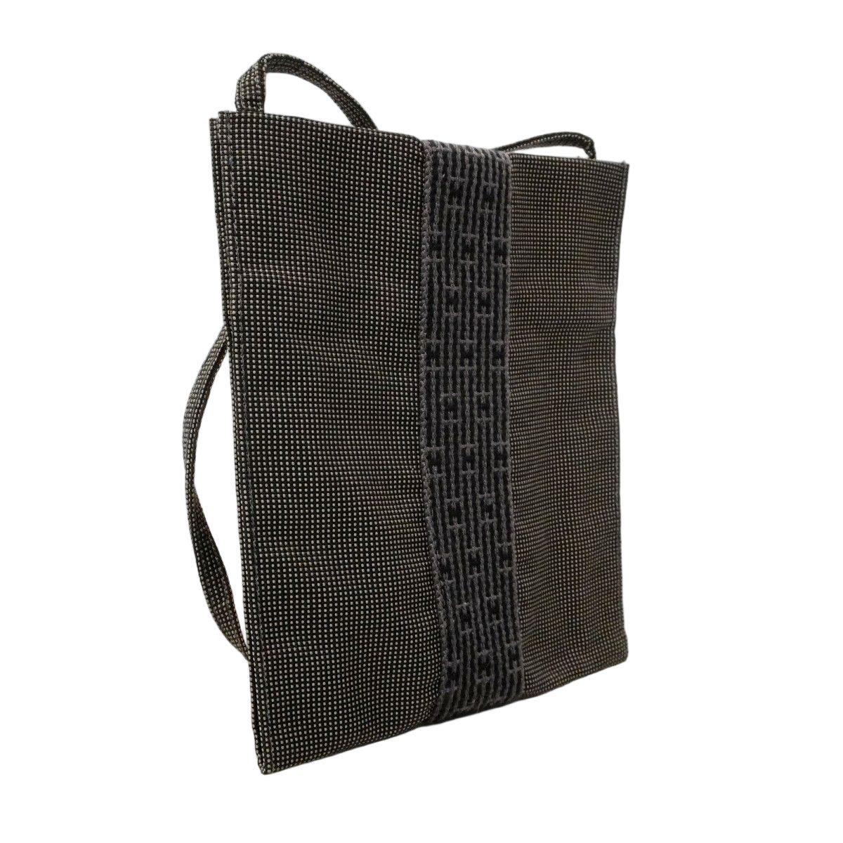 Hermes Shoulder Bag Her Line Pochette Canvas Gray — view 2