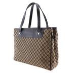 Celine Macadam Canvas and Calf Brown Handbag — view 2