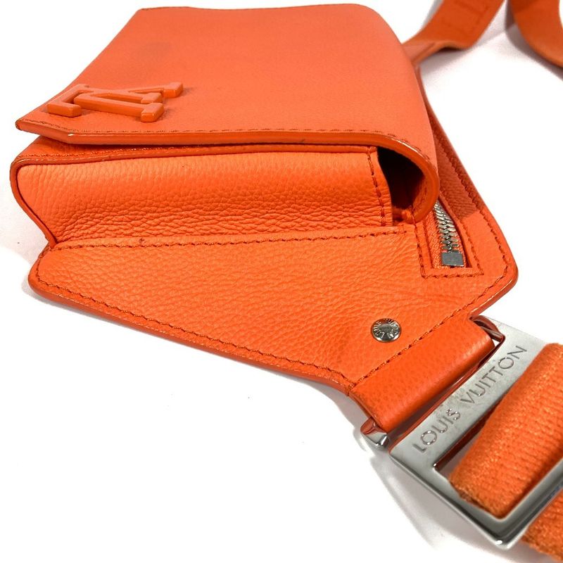 Louis Vuitton Body Bag Bum Nv Taurillon Leather Orange — view 6
