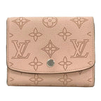 Louis Vuitton Portefeuille Iris Compact Bifold Wallet Mahina Leather