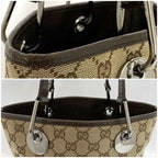 Gucci Tote Bag Beige Brown — view 9