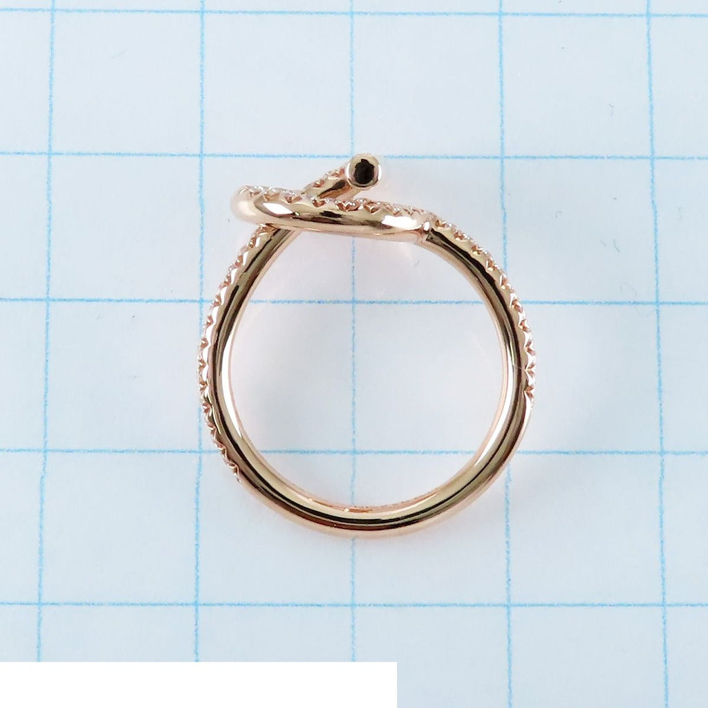 Hermes Echappee Ring Pink Gold 18k Diamond PM — view 5
