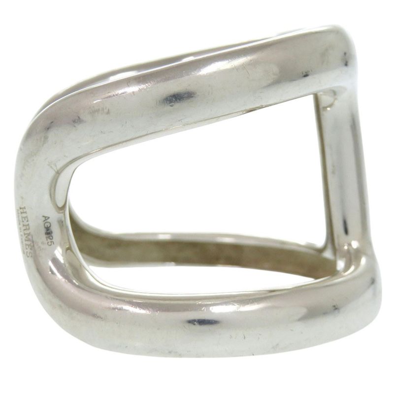 Hermes Osmose Bracelet Cuff Bangle SV 925 Silver 0181 — view 5