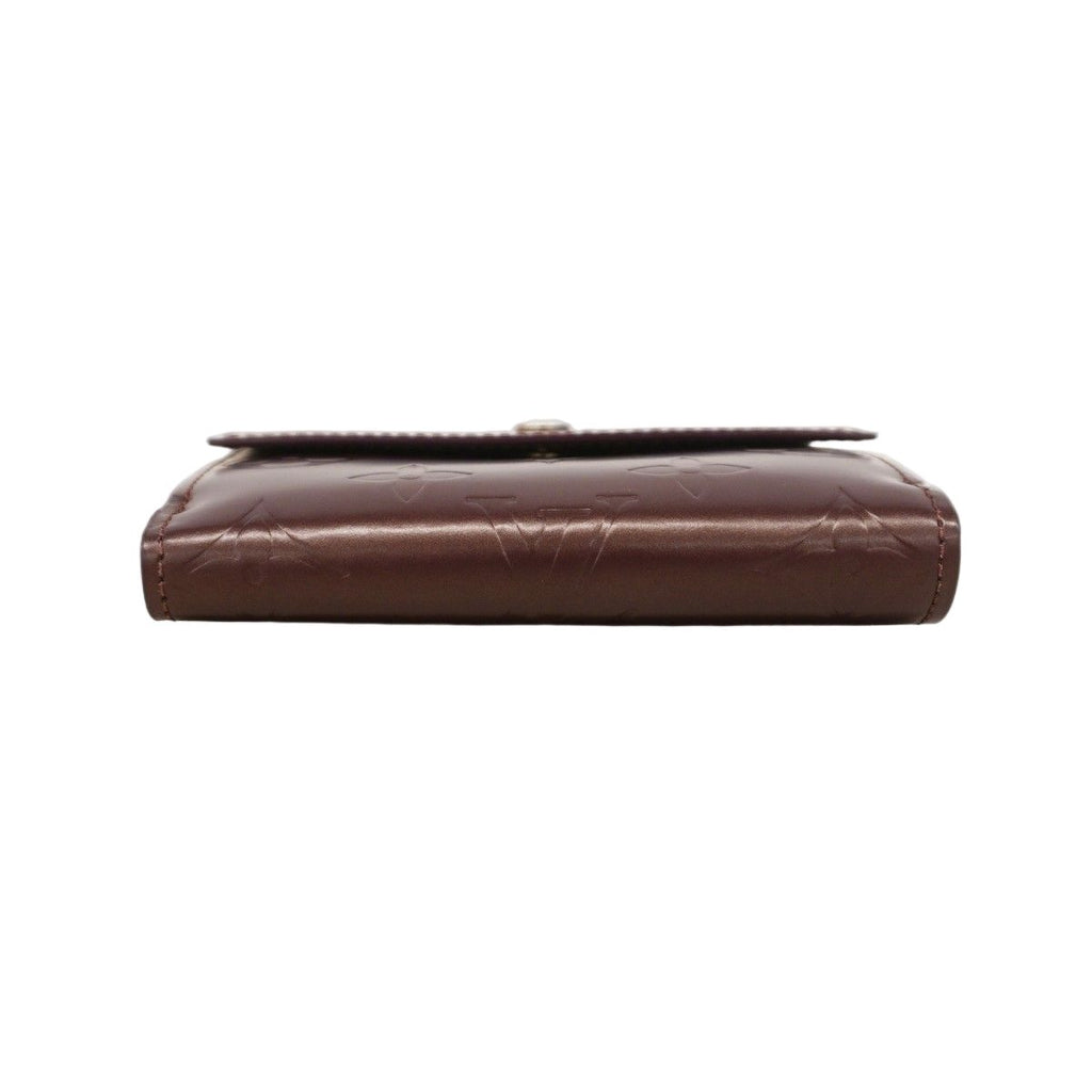 Louis Vuitton Trifold Wallet Monogram Matte Porte-Monnaie Billets Carte Cles — view 2