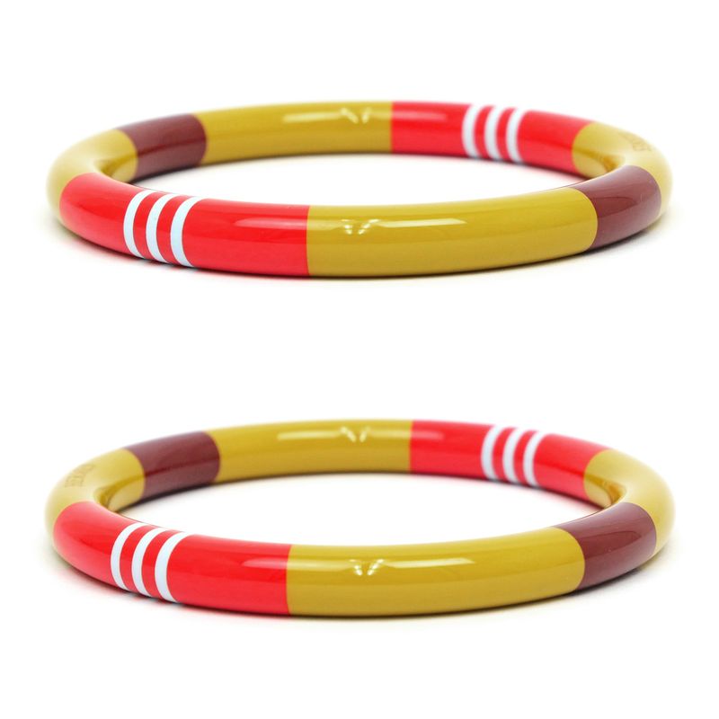 Hermes Bangle H Equipe Mustard Series S Accessories — view 4