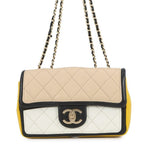 Chanel Chain Shoulder Bag Quilted CC Logo Cruise Line Lambskin