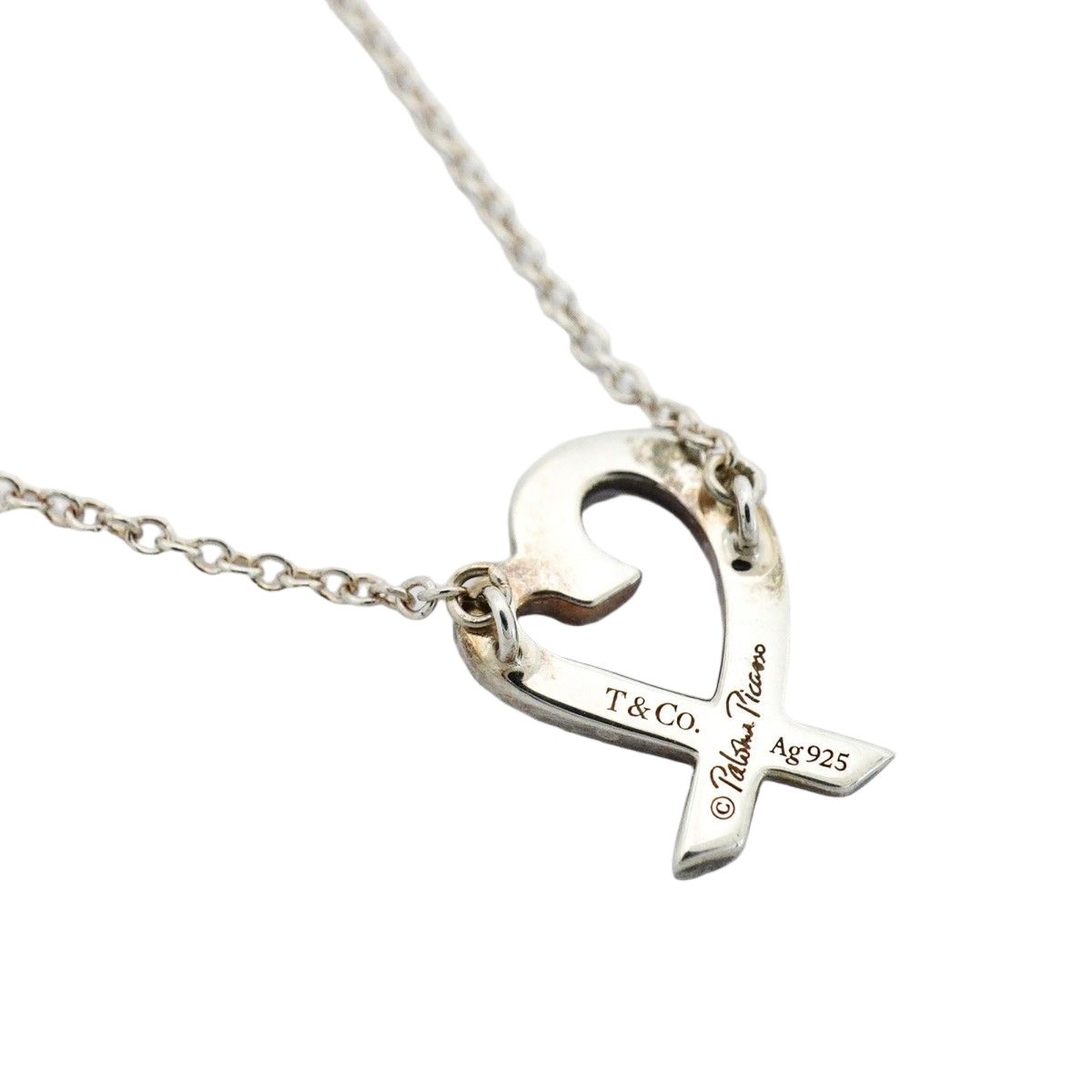 Tiffany & Co Necklace Loving Silver — view 2