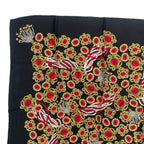 Chanel Scarf Silk Jewel Pattern Black Gold — view 3