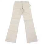 Bottega Veneta Cotton Button Fly Boots Cut Pants Beige 46 — view 2