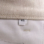 Bottega Veneta Cotton Button Fly Boots Cut Pants Beige 46 — view 6