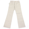 Bottega Veneta Cotton Button Fly Boots Cut Pants Beige 46