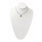Chanel 2-Way Coco Mark CC Rhinestone Pearl Motif Silver — view 8