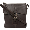 Loewe Bag Shoulder Leather Velazquez Dark Brown Black