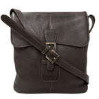 Loewe Bag Shoulder Leather Velazquez Dark Brown Black