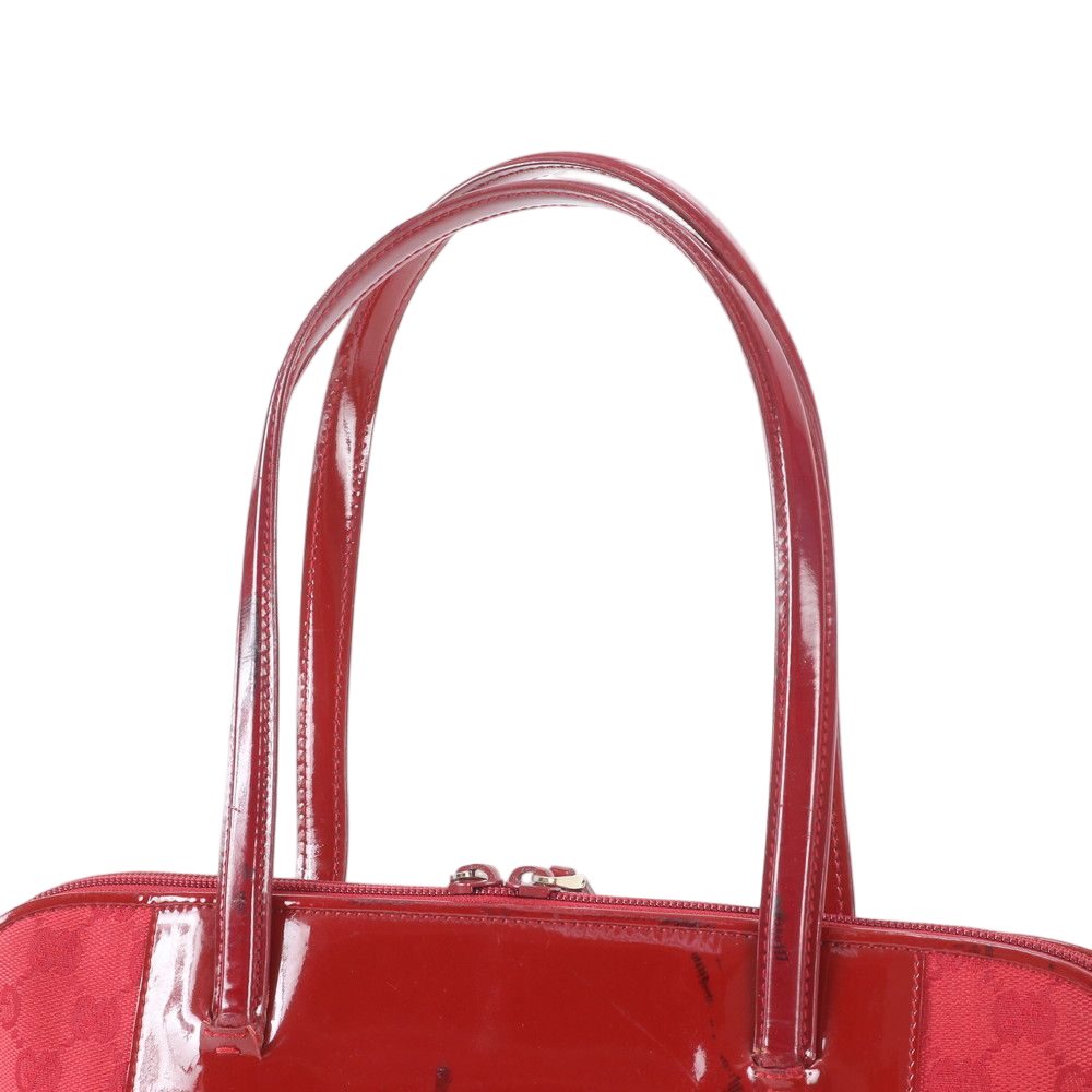 Gucci GG Canvas 002 Leather Tote Shoulder Hand — view 2