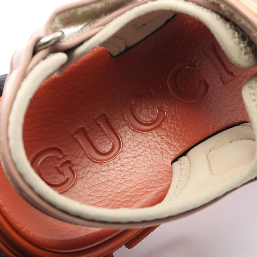 Gucci Sandals Pink Orange Leather B — view 5