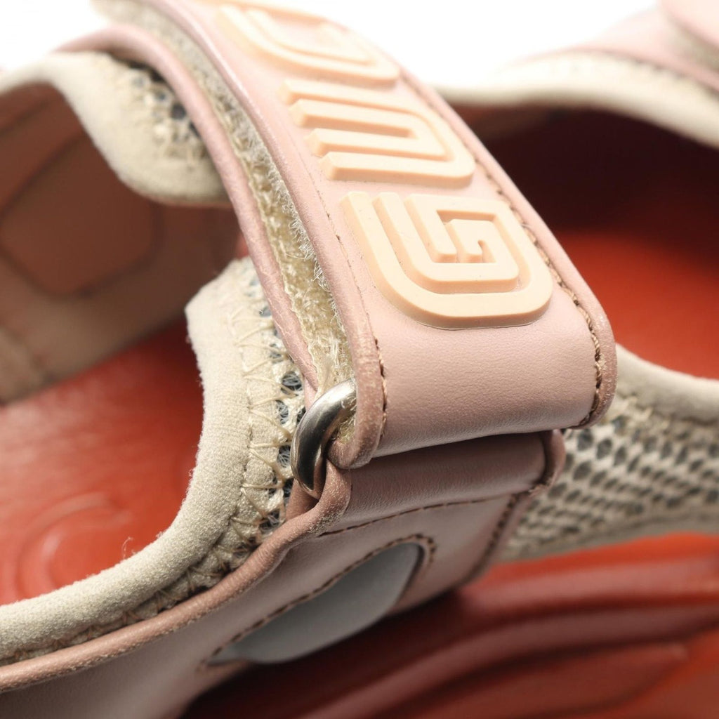 Gucci Sandals Pink Orange Leather B — view 7