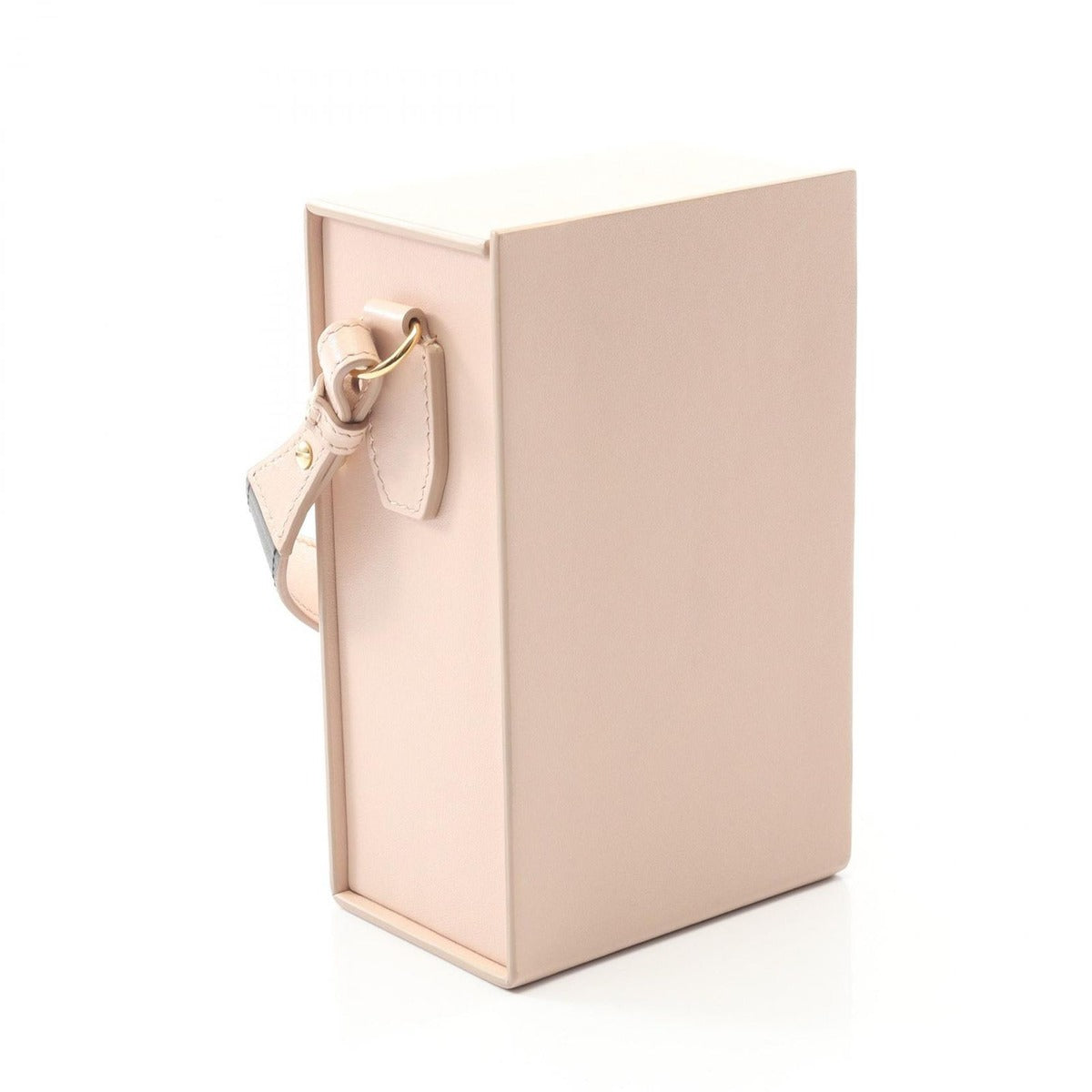 Fendi Shoulder Bag Box Light Pink Black Leather — view 2