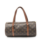 Louis Vuitton Papillon Brown Monogram Canvas Handbag — view 5