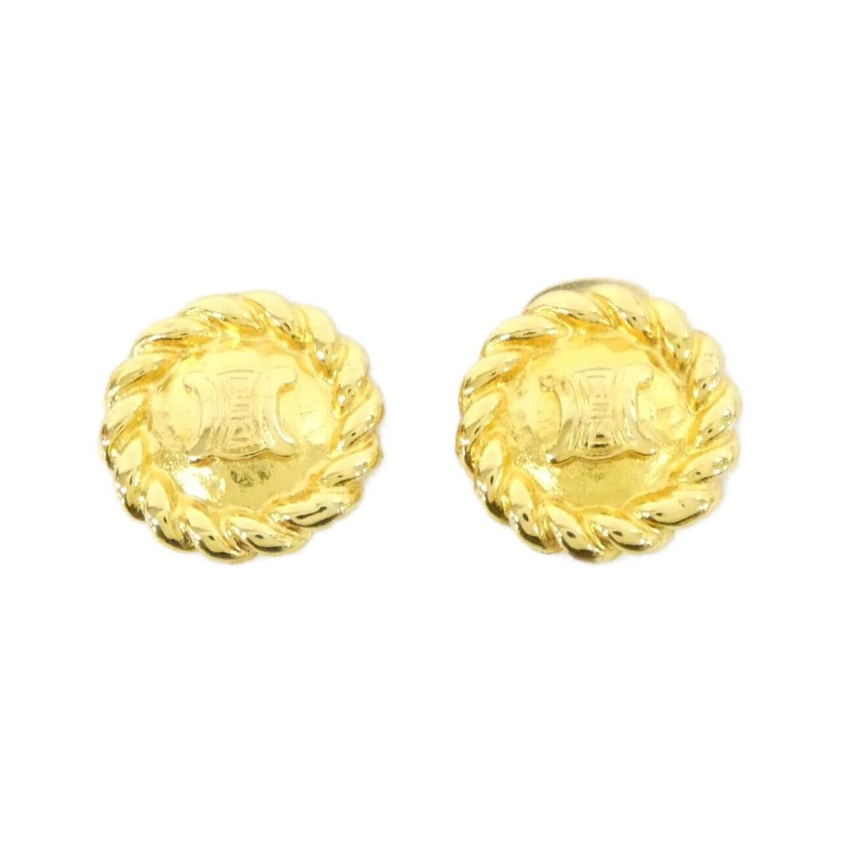 Celine Vintage Earrings Gold