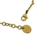 Dior CD Logo Star Motif Faux Pearl Chain Bracelet Gold — view 4