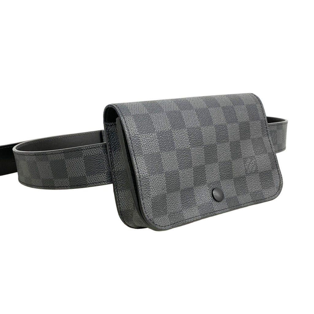 Louis Vuitton Waist Bag Damier Graphite Ceinture Pochette Homme Black — view 2