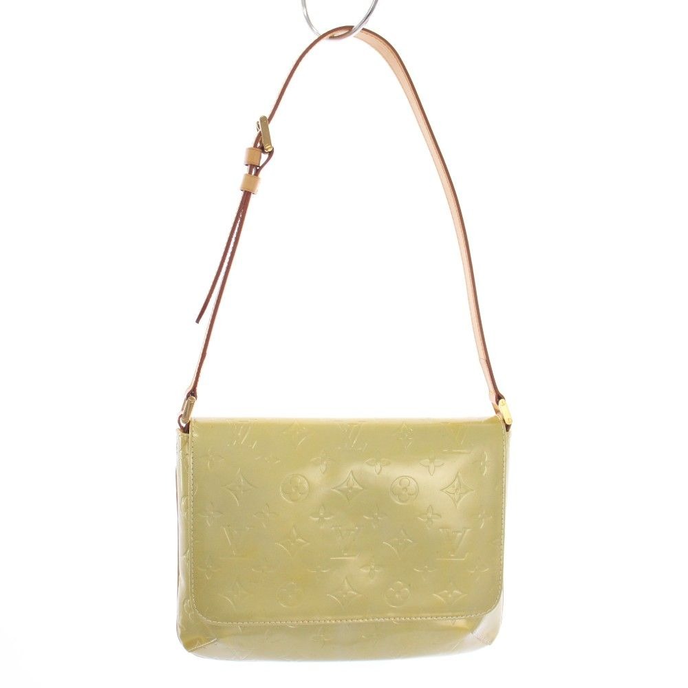 Louis Vuitton Thompson Street Vernis Shoulder Bag Yellow TK