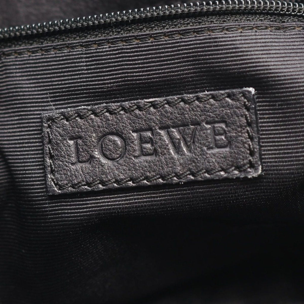 Loewe Shoulder Bag Anagram Black Leather — view 4