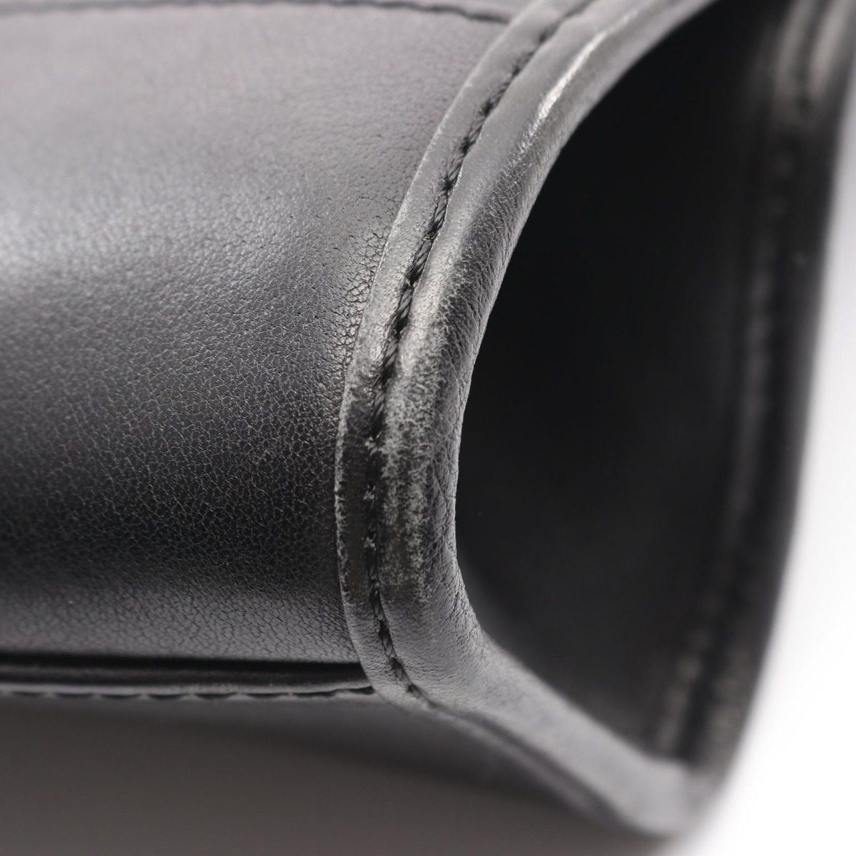 Loewe Shoulder Bag Anagram Black Leather — view 6