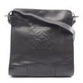 Loewe Shoulder Bag Anagram Black Leather