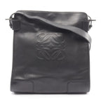 Loewe Shoulder Bag Anagram Black Leather