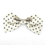 Chanel Barrette Aaa821 Ribbon White Logo COCO Silver Hardware Hair — view 6