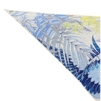 Hermes Scarf Carre Geant Triangle Accessory Total Silk Blue White — view 2