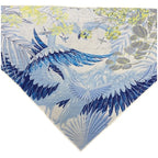 Hermes Scarf Carre Geant Triangle Accessory Total Silk Blue White — view 3