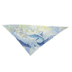 Hermes Scarf Carre Geant Triangle Accessory Total Silk Blue White — view 5