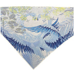 Hermes Scarf Carre Geant Triangle Accessory Total Silk Blue White — view 7