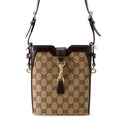 Gucci Shoulder Bag Mini GG Canvas Leather