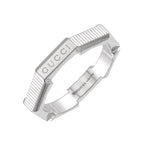 Gucci Link to Love Ring 18k WG White Gold 750