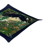 Hermes Scarf Silk Pleats Sichuan Navy — view 3