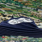 Hermes Scarf Silk Pleats Sichuan Navy — view 7
